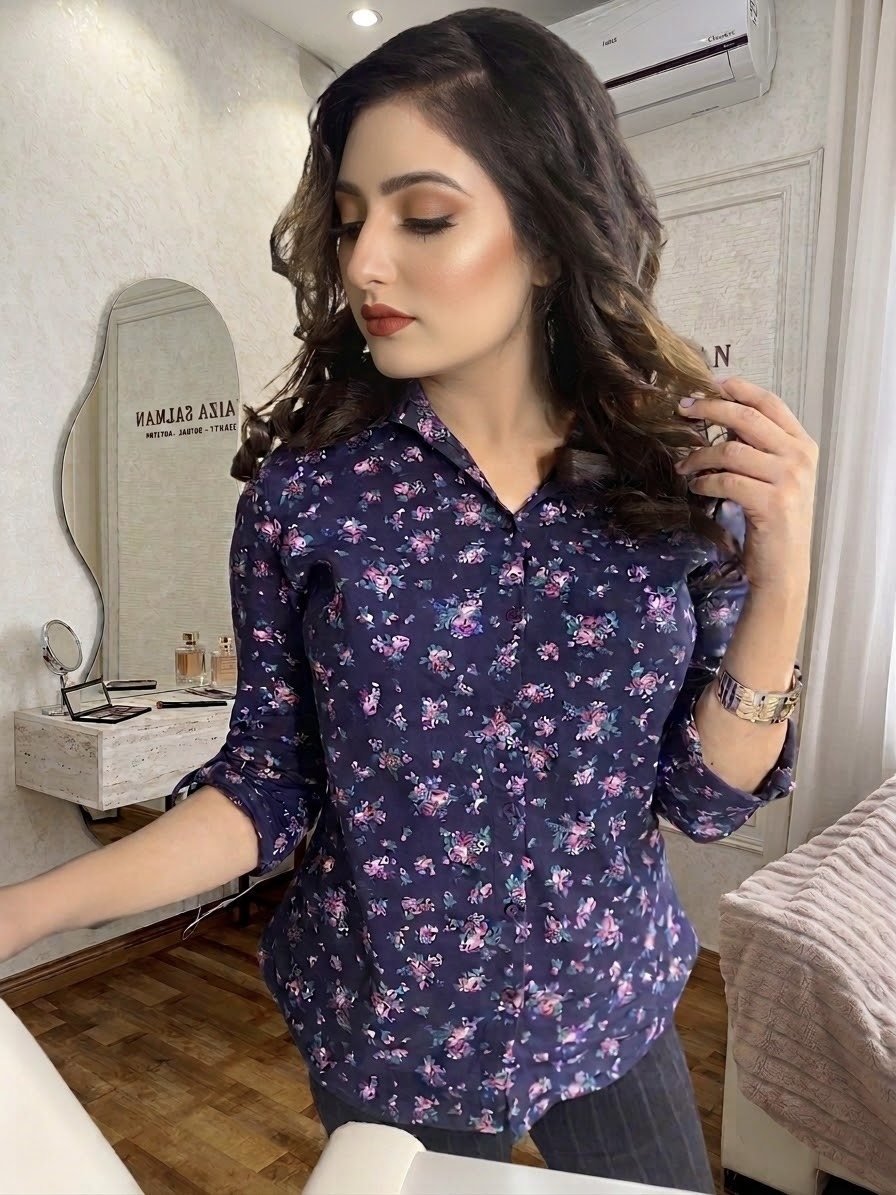 Makeup artist Faiza Salman at her studio in Karachi